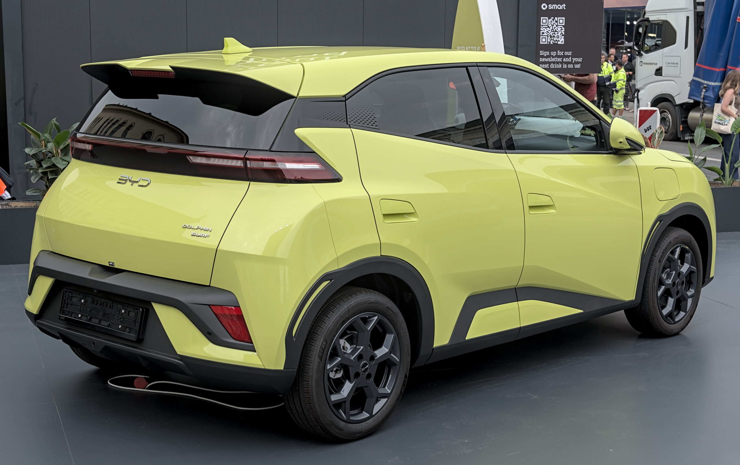 BYD Dolphin Surf (first-gen Seagull) at IAA 2025 First-generation BYD Seagull, sold in Europe as the Dolphin Surf, on display at IAA Mobility 2025 in Munich