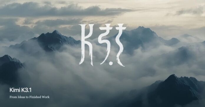 Moonshot AI's Kimi K3.1 launch artwork