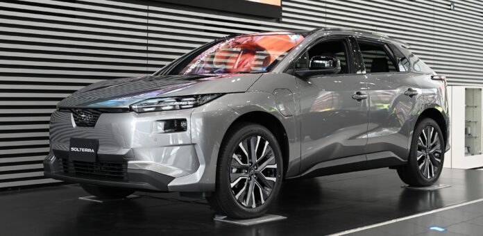 Subaru Solterra ET-HS electric SUV, Subaru's current Toyota co-developed EV