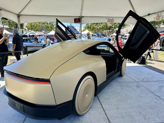 Tesla Cybercab two-seat robotaxi