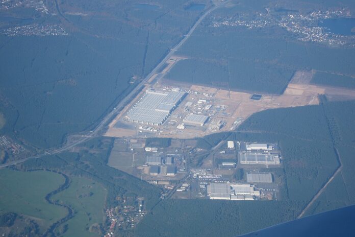 Tesla Gigafactory Berlin-Brandenburg in Grünheide, Germany