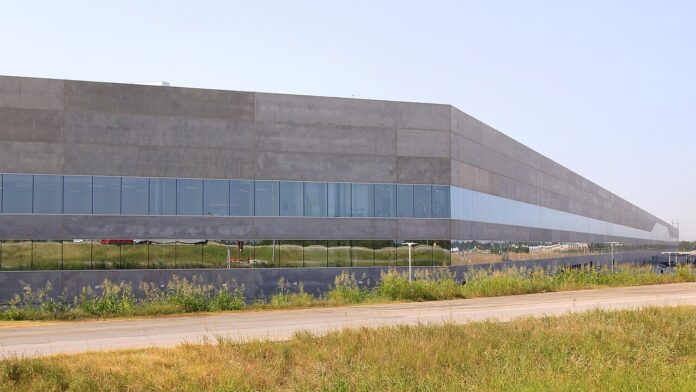 Tesla Gigafactory Texas Building 1 in Austin